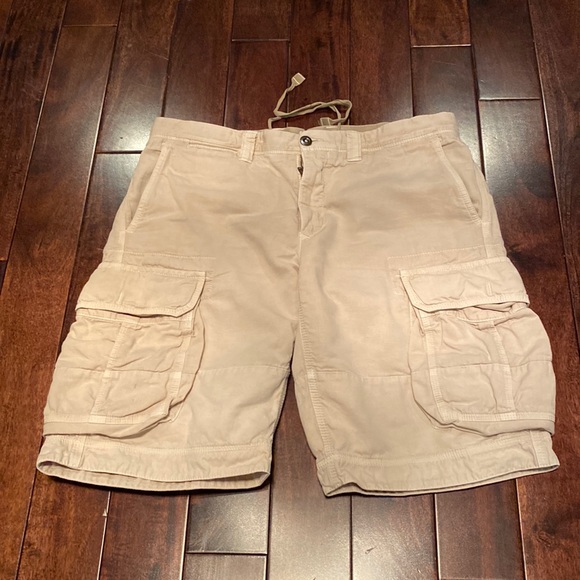 Incotex Slowear Mens Cotton/Linen Blend Cargo Shorts. New Unworn Condition.